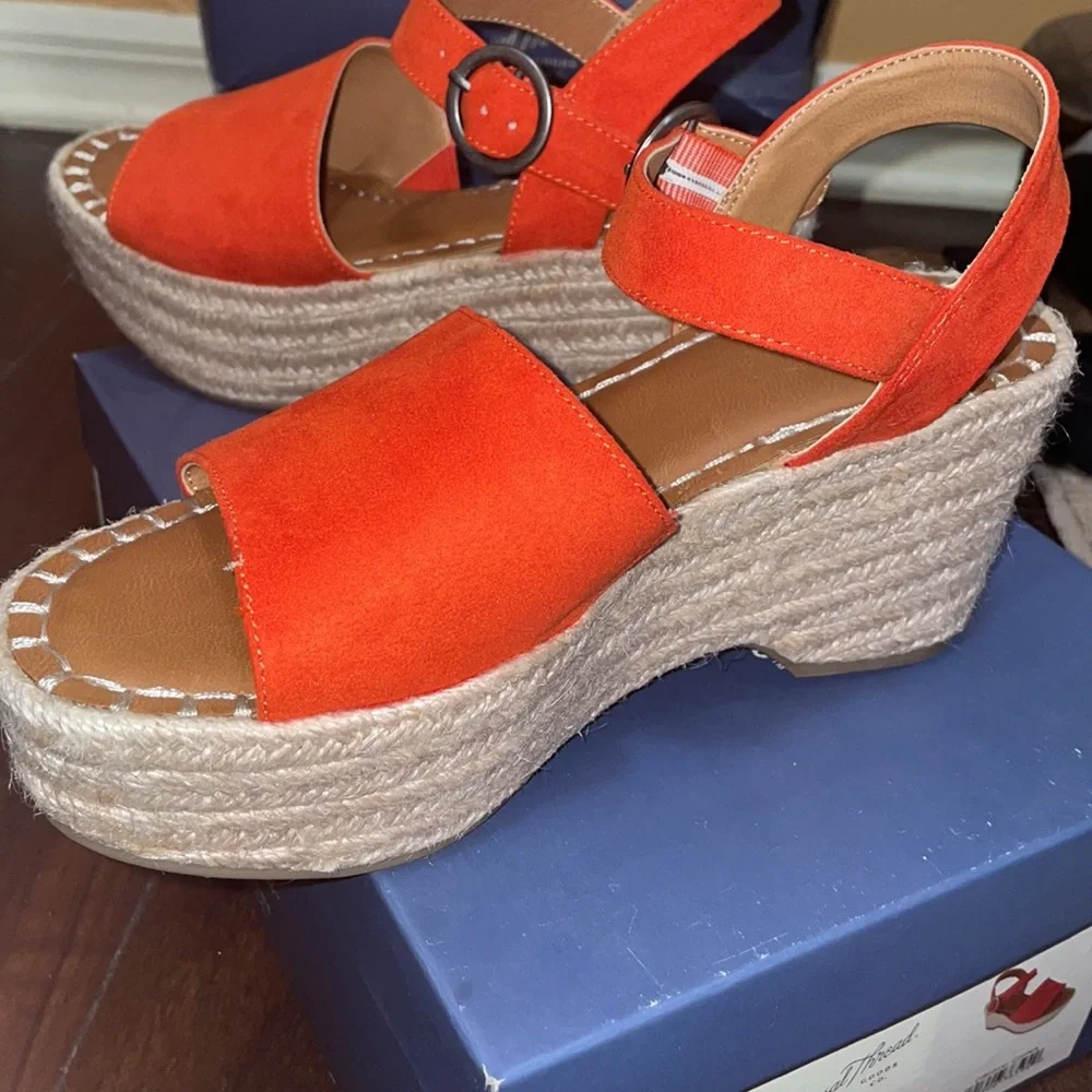 Universal Thread Morgan Orange platform heels🍊👒 - Picture 7 of 9